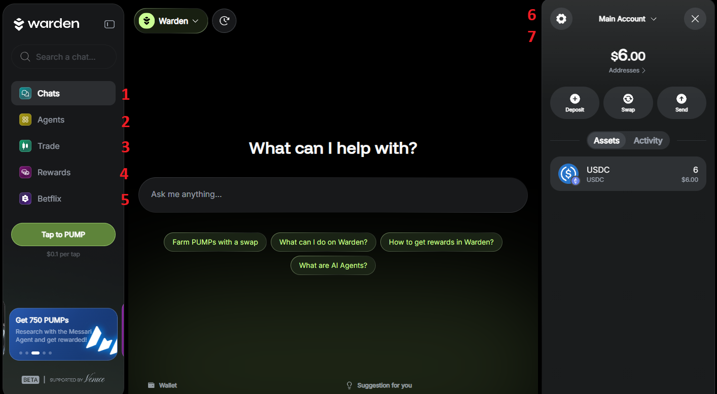 The main features of Warden
